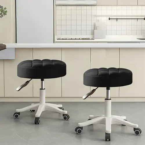 360° Swivel Salon Stool with Wheels Comfortable Stools 360° Swivel Salon Stool with Wheels Comfortable Stools