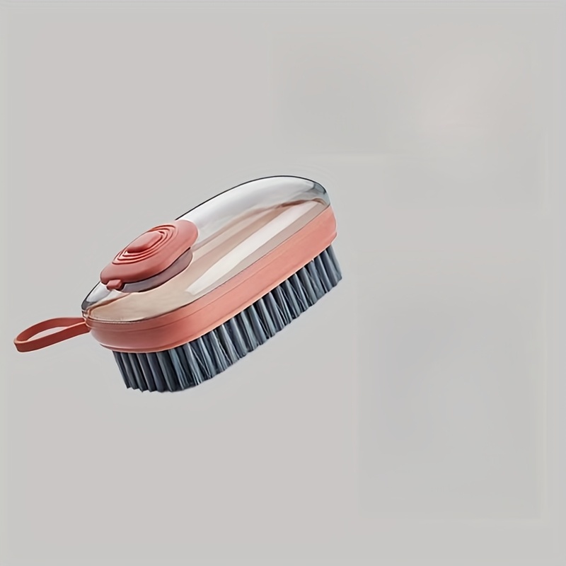TEMU 1pc Brosse de Nettoyage Liquide Multifonctionnelle, Outil de Nettoyage à Poils Doux, Brosse pour Vêtements, Chapeaux, Chaussures, Nettoyage