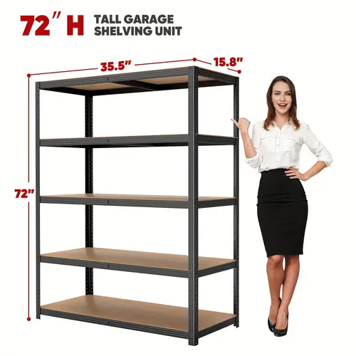 2000lbs garage shelving 72h 60h storage shelves heavy duty shelving 5 tier metal shelves for garage shelves adjustable shelving unit for basement rack shelf utility shelves bathroom storage shelves