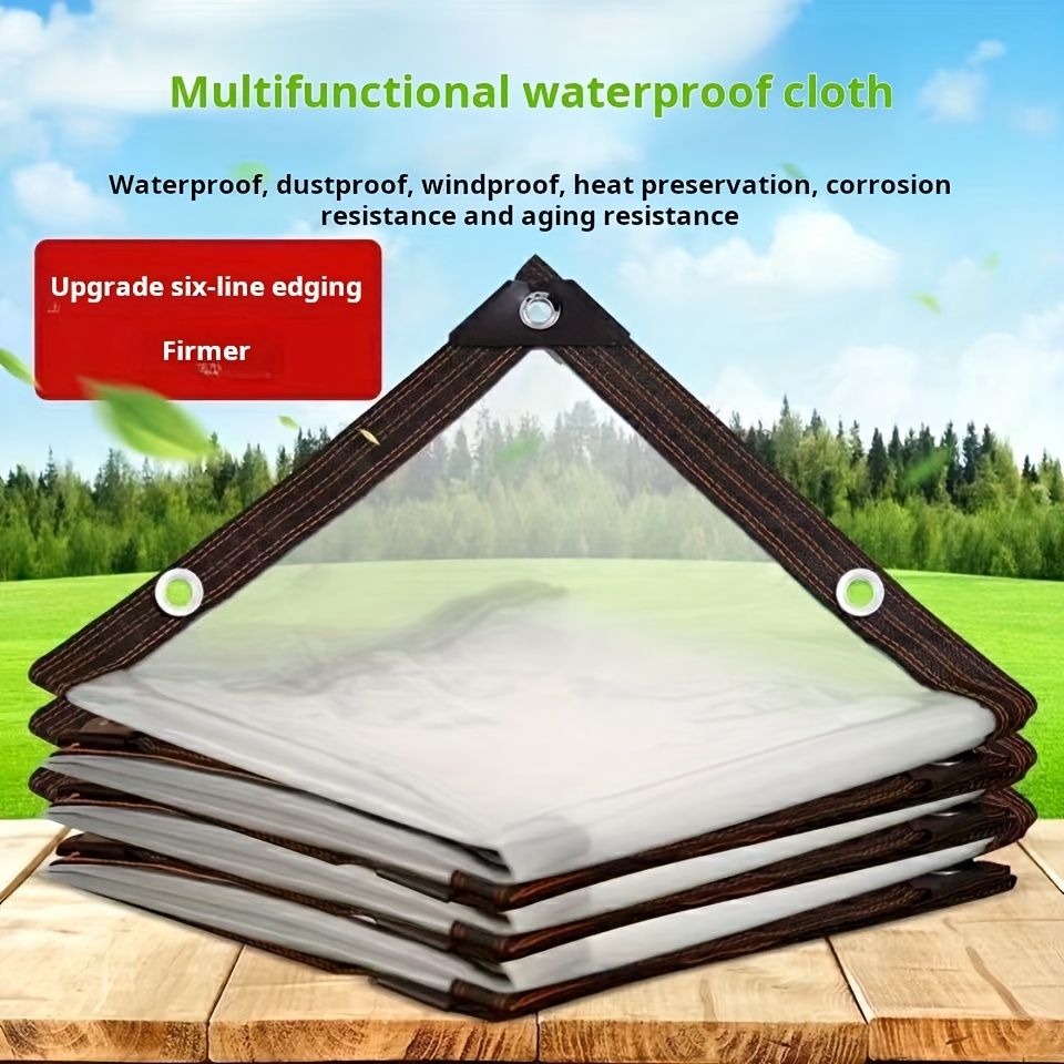 Clear Waterproof Tarp Plastic Film Patio Balcony Temu Philippines