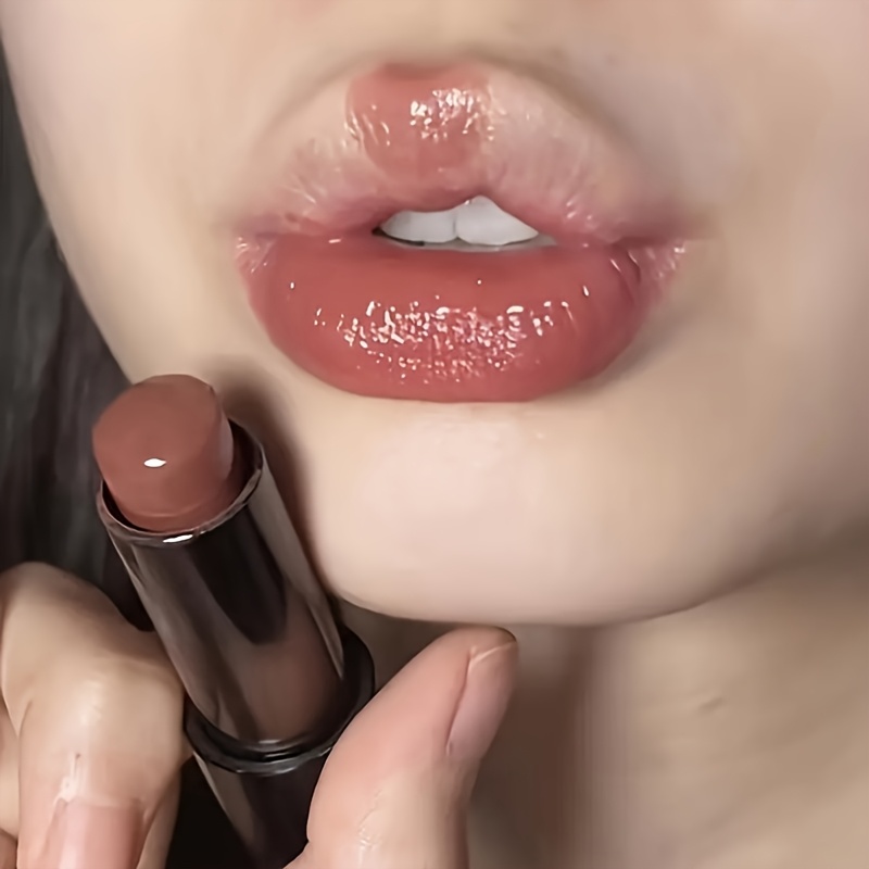 TEMU Colored Lipstick, Low Light Color Lipstick, Moisturizing Mirror Lipstick, Waterproof, Cup Free, Long- Lipstick