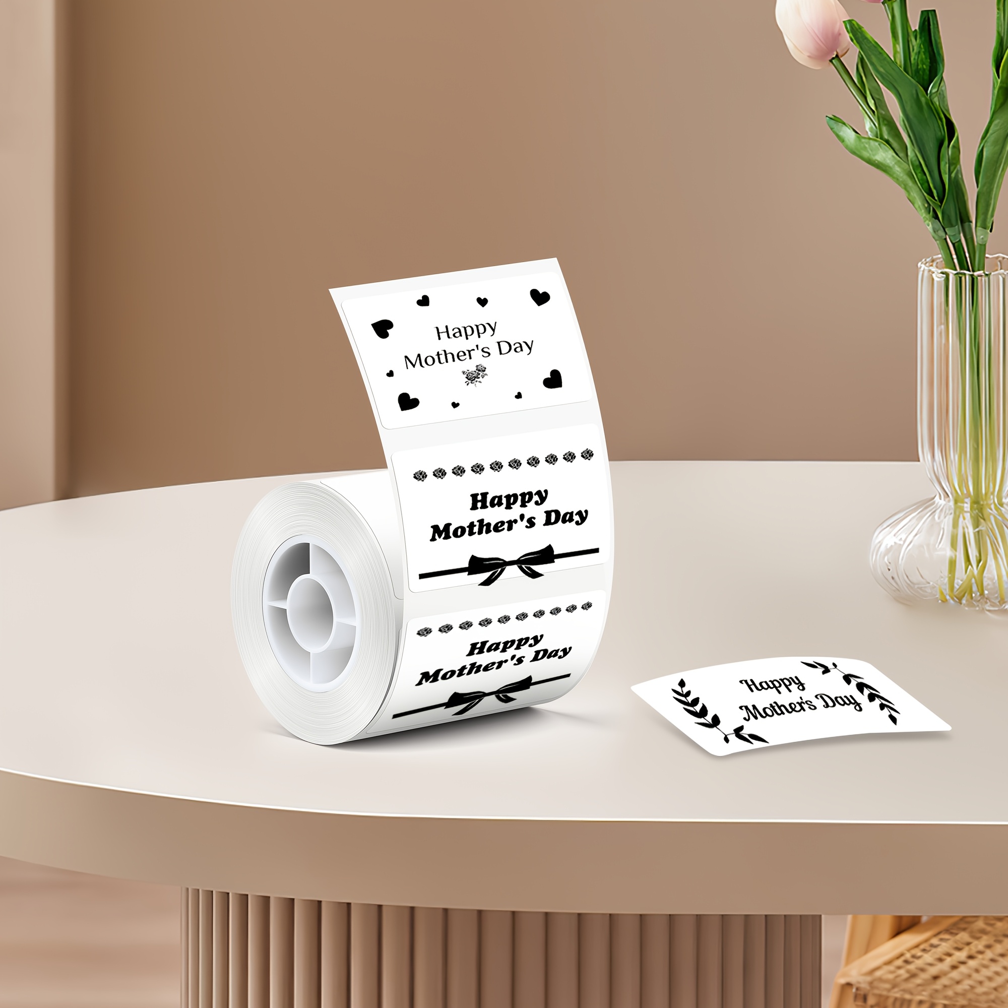 1 Roll Pm260b Compatible Stickers | Oil-proof, Tear-resistant, Scratch-proof, No Glue Residue, Self-adhesive Thermal Labels For Office & Home Use By Chivalz