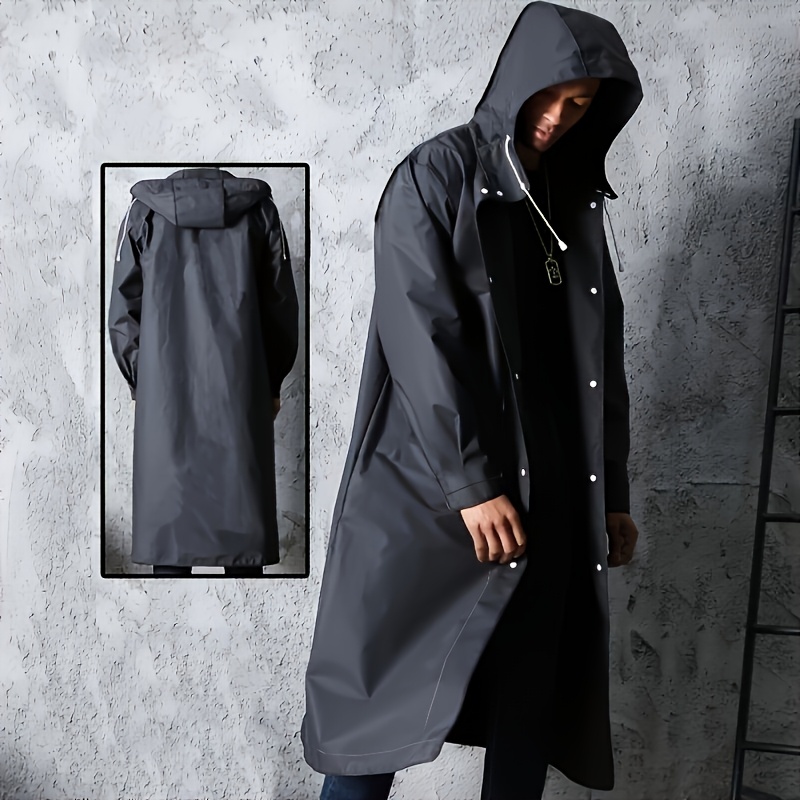 heavy duty long rain jacket full coverage high quality high Temu