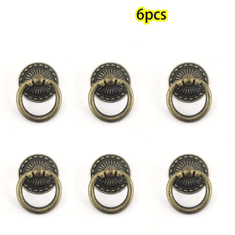 6pcs brass pulling rings drawer ring handles single hole - Temu Italy 6pcs brass pulling rings drawer ring handles single hole - Temu Italy