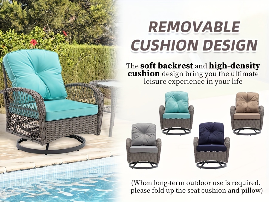 Outdoor Swivel Rocker Patio Chairs Rocking Patio Temu