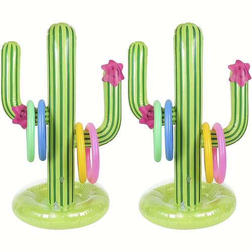 2pcs inflatable cactus balloons suitable for hanukkah christmas easter thanksgiving party decorations multicolor cactus balloon arch wreath decoration with shapes no for events