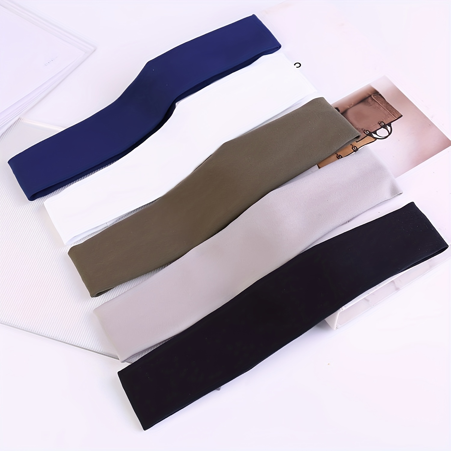 1pc Men'S Sports Headband | Moisture-Wicking Exercise Headband For Running, Cycling, Soccer, Yoga | Available In Multiple Colors, Nylon