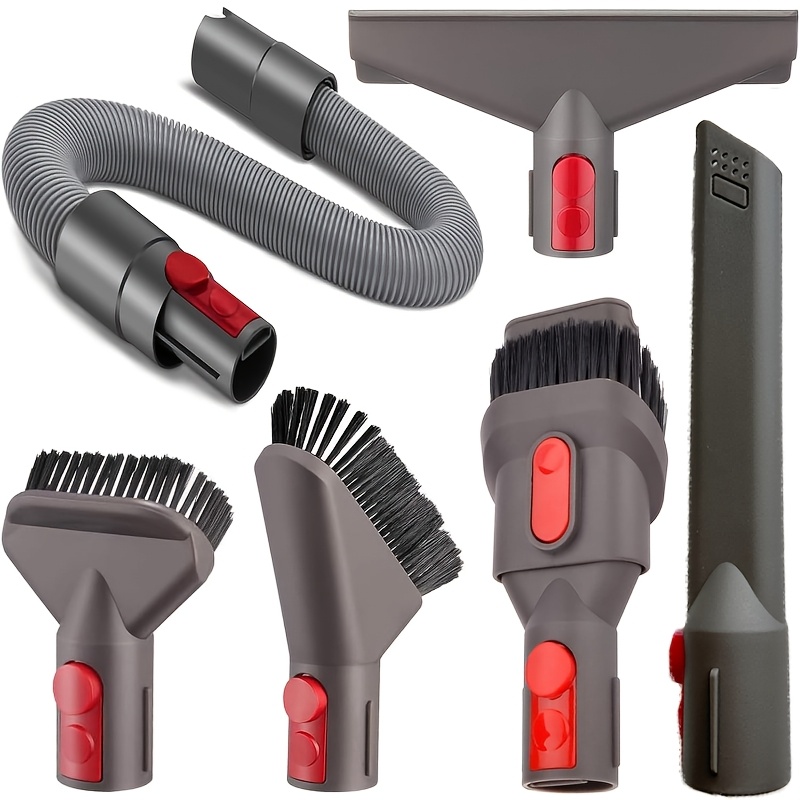 TEMU 6pcs Vacuum Cleaner Additions For V7 V8 V10 V11 V12 V15 Sv10 Sv11, Parts For Vacuum Cleaner Brush