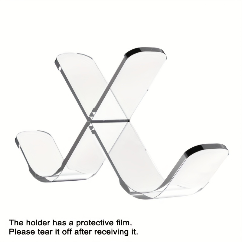 Image of 1pc Clear Acrylic Hockey Display Stand - Transparent 3-puck Rack, Easy Assembly, Portable Base For Ice Hockey Collection, , No Power Needed, Hockey Room Decor, Hockey Stick Rack
