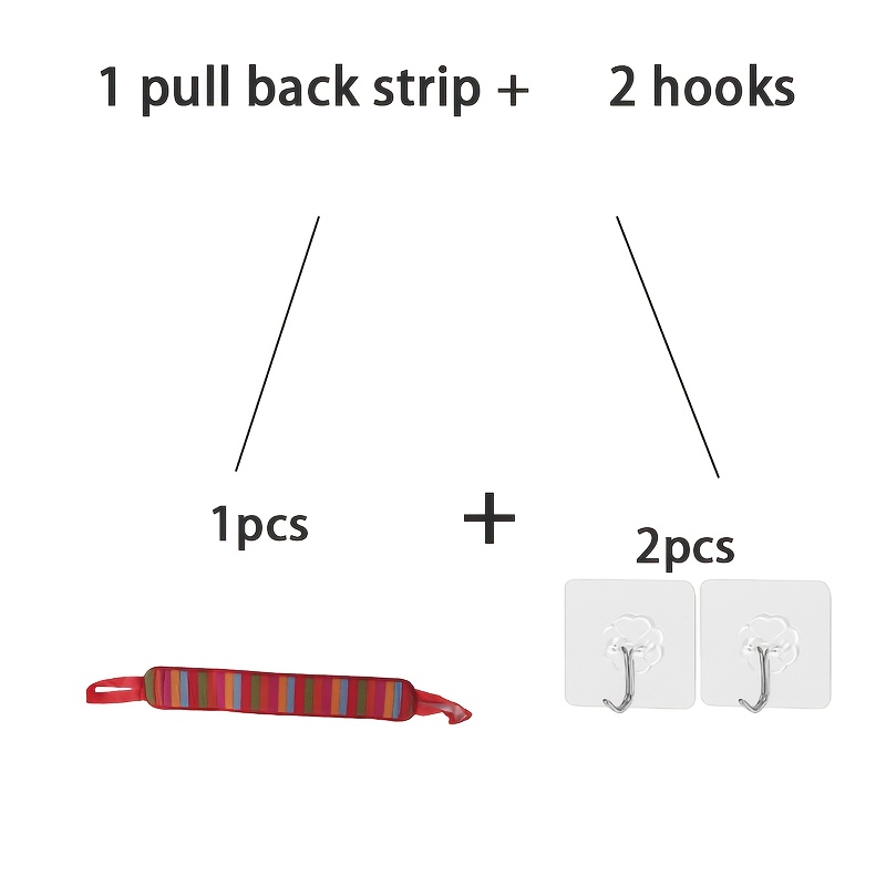 TEMU 3pcs Set: (1 Rubbing Belt + ) Striped Back Bath Strap, Dual-handle Exfoliating Back Scrub Strap, Suitable For Adult Bathers, Hard-to-reach Back