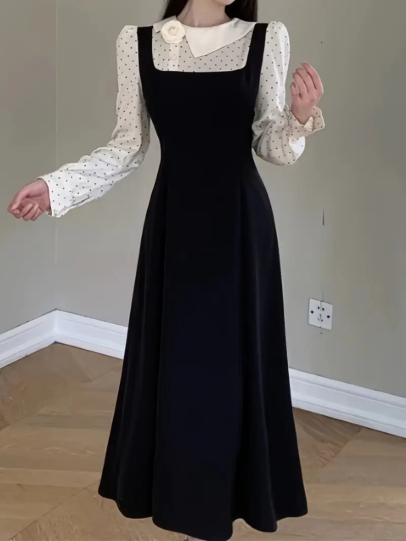 korean style outfit elegant dress women new long dress early - Temu United Arab Emirates korean style outfit elegant dress women new long dress early - Temu United Arab Emirates