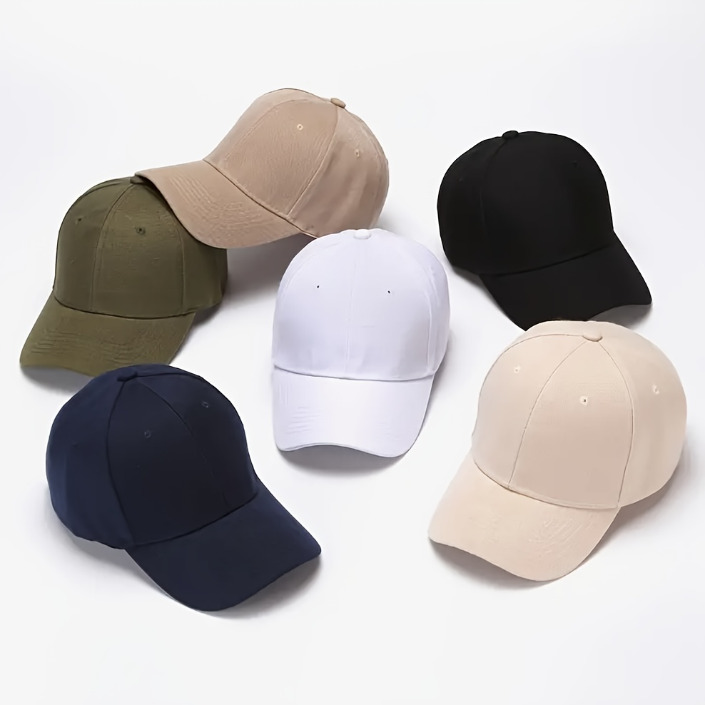 Mens Letter Patch Baseball Adjustable Casual Hat Spring Autumn