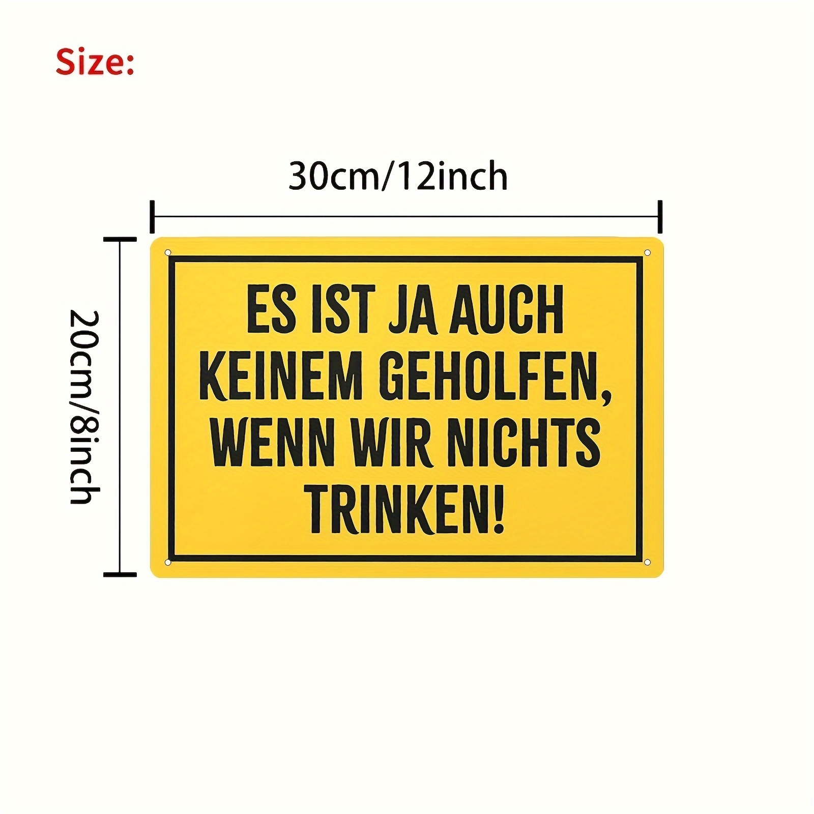 Image of Funny 'thank You, No 1 ' Tin Sign - Perfect For Alcohol-themed Birthday Parties & Decorations