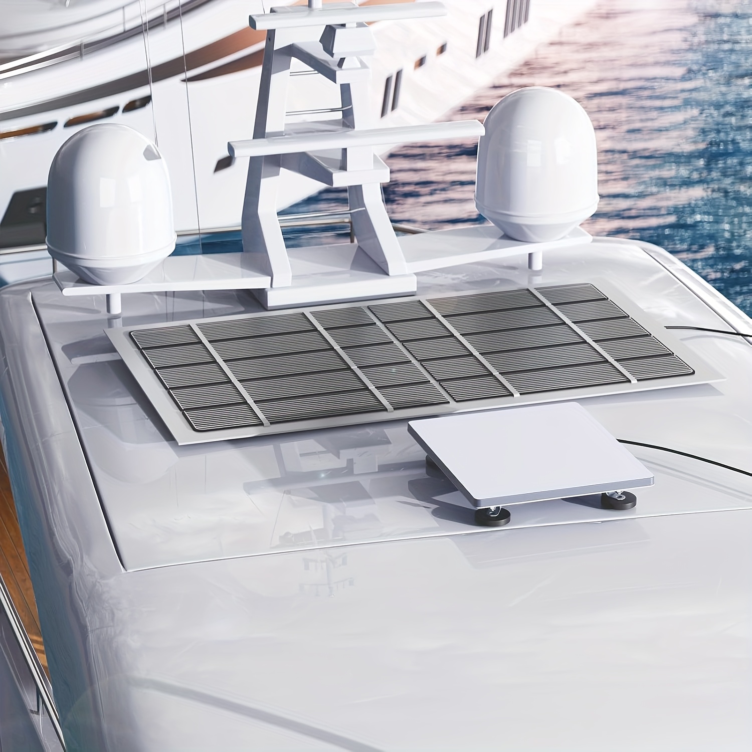 starlink mini magnetic car roof mount quick release durable aluminum alloy kit for rvs boats yachts trucks Product details 3