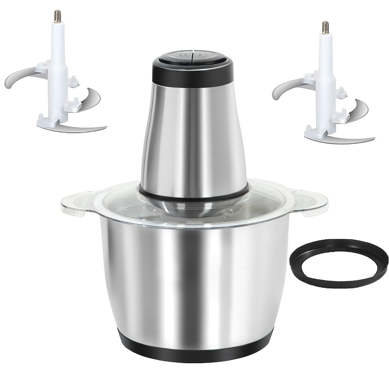 Multi Functional Electric Meat Grinder, Vegetable Chopper, Kitchen Circular Chopper And Cutting Machine, Stainless Steel Machine