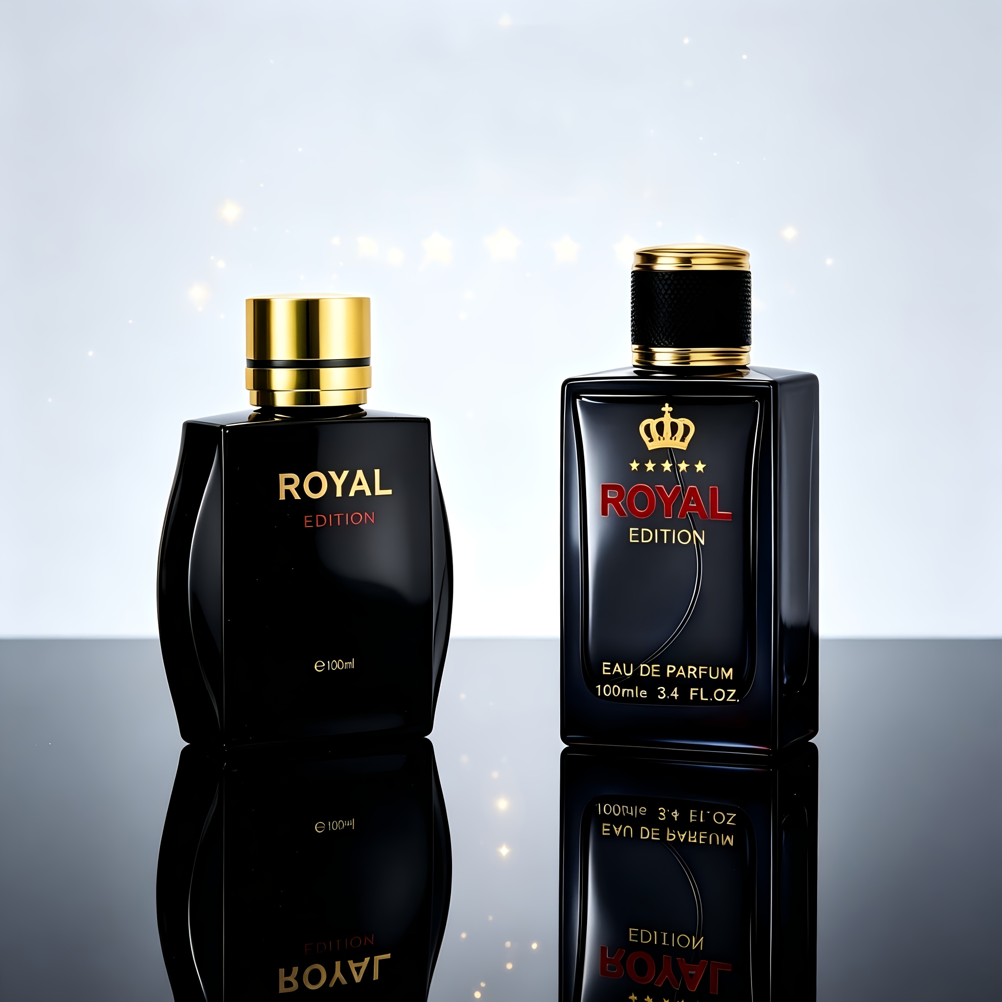 Image of 2-pack Luxury Men Long-lasting Perfume Large Capacity Dual Bottles, Fragrance Concentration 5%-15%, Lasts 3-, Cool Cedar Herbal Scent & Warm Citrus Amber Fragrance, Ideal For Business And Daily Dating