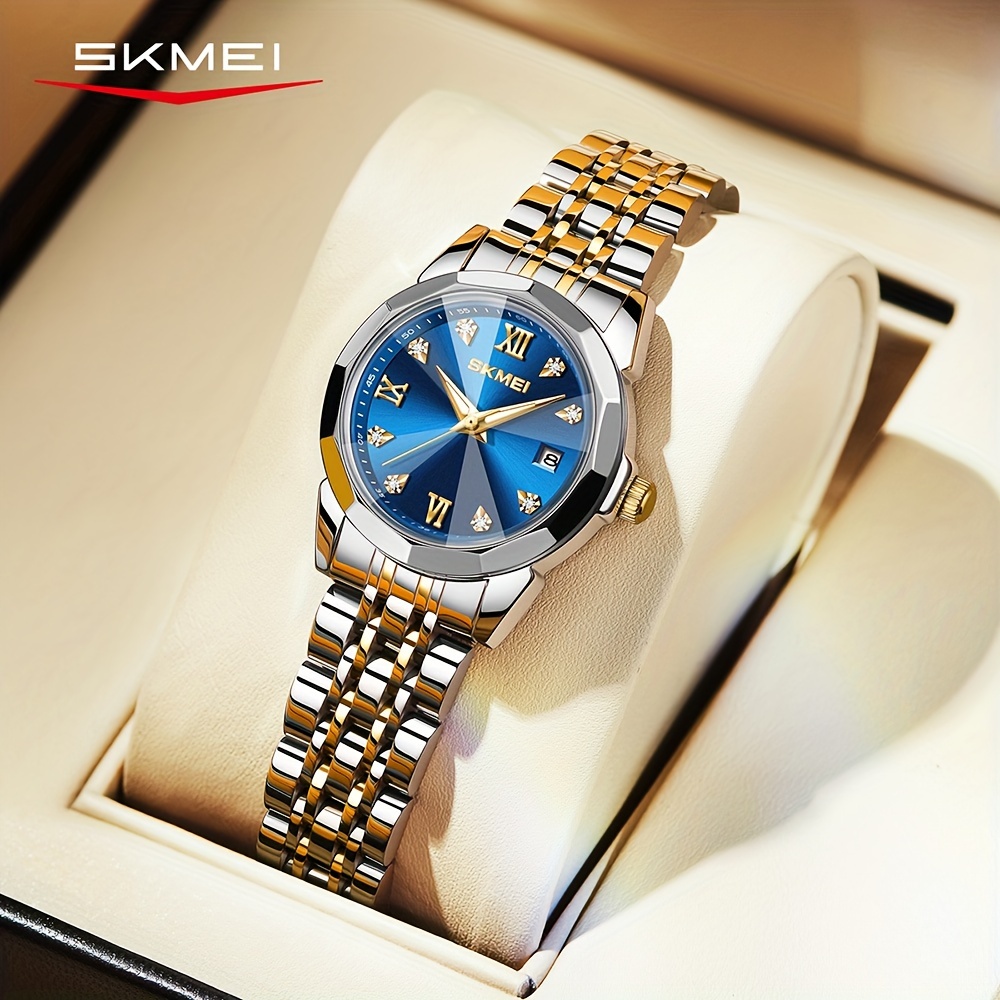 TEMU Skmei Women's Luxury Watches, Sports Watches Water Resistant And Resistant, Classic Watch For Women