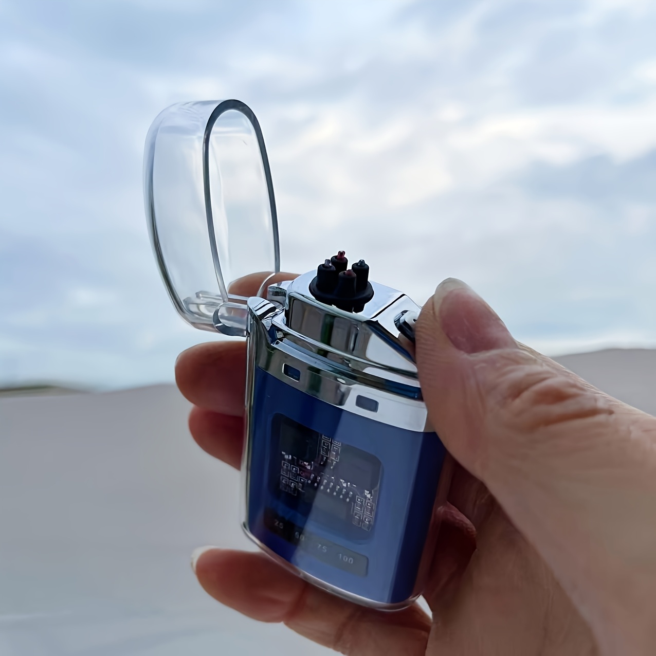 transparent shell lighter stylish lightweight and convenient electronic lighter
