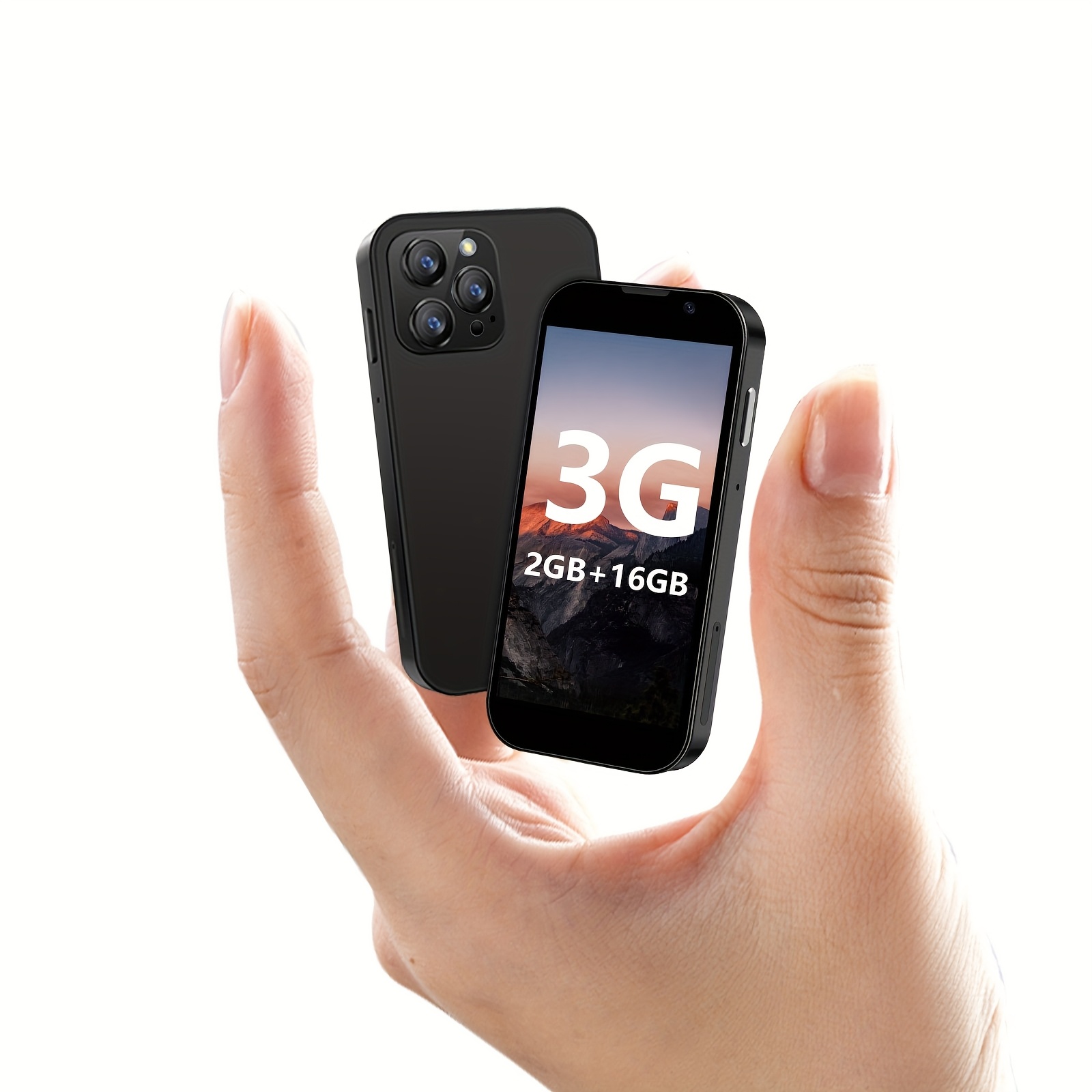 TEMU Mini Smartphone The Android Mobile Phone, Super Small .0" Touch Screen Unlocked 2gb / 16gb Rom Tiny Backup Phone, Includes Phone Case, Type-c