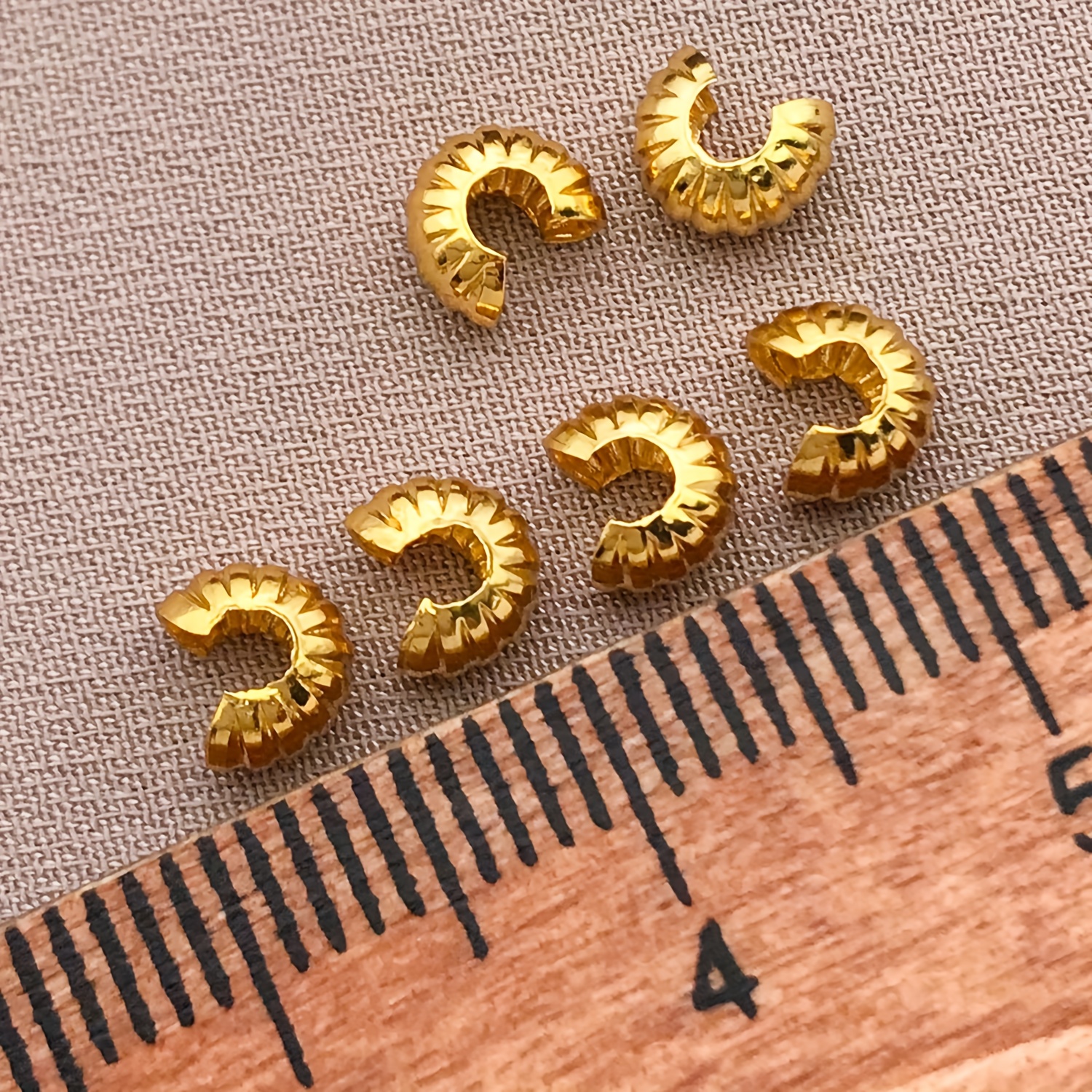 15pcs 18k Golden Plated Clasps - Handmade Clasp For Bracelets & Necklaces, Durable , Closure For Cord Accessories