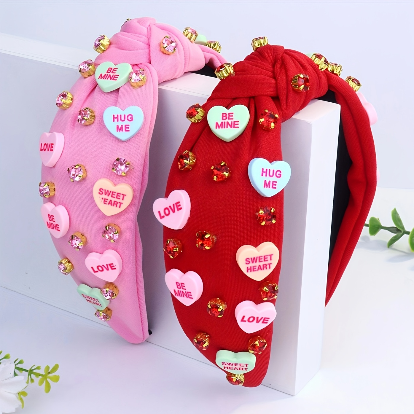 valentines day heart shaped pearl wide fabric - Temu display picture 2