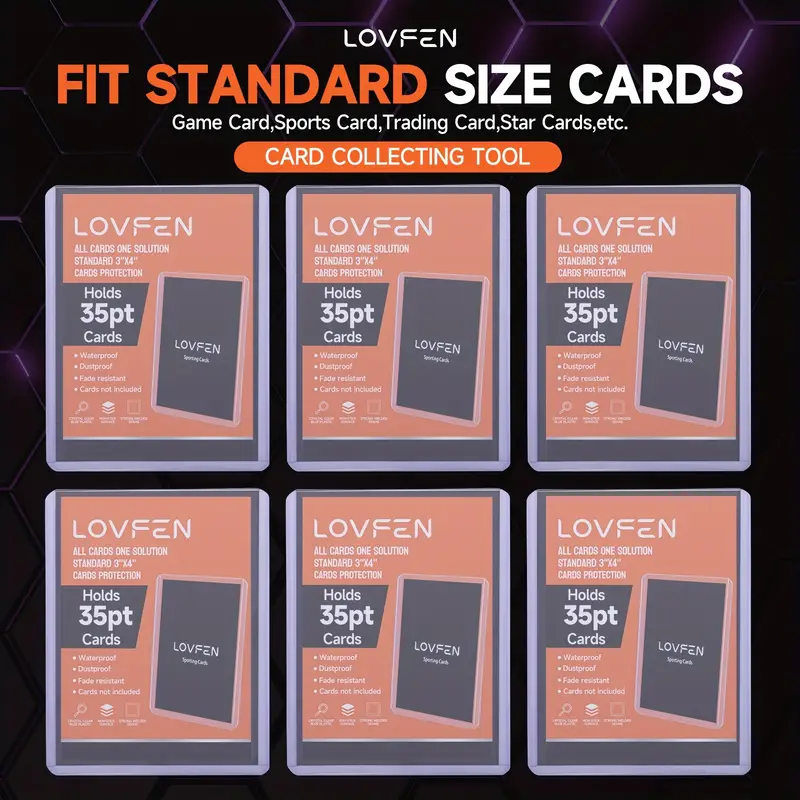 lovfen 1000ct top card sleeves 500 hard plastic 500 - Temu lovfen 1000ct top card sleeves 500 hard plastic 500 - Temu