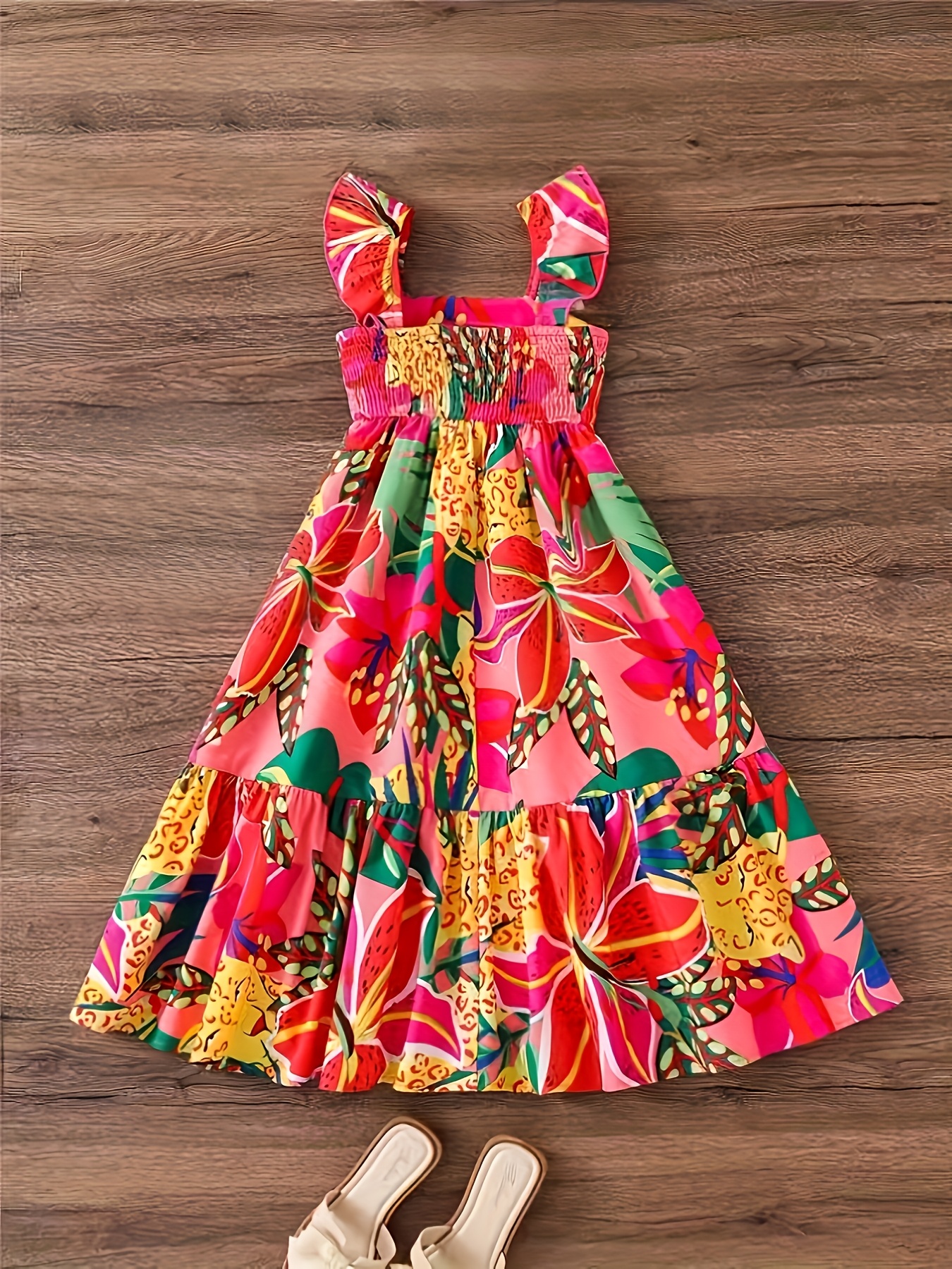 girls casual spring summer autumn dress long - Temu Austria
