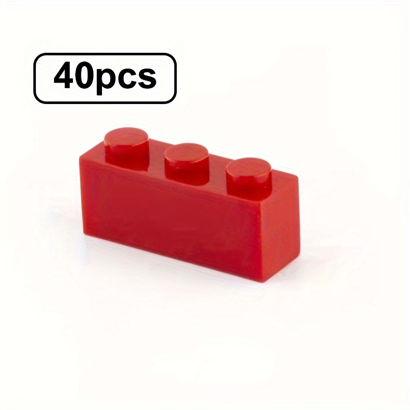 40pcs 1x3 High Brick Small Particle Building Blocks for Creativity & Imagination