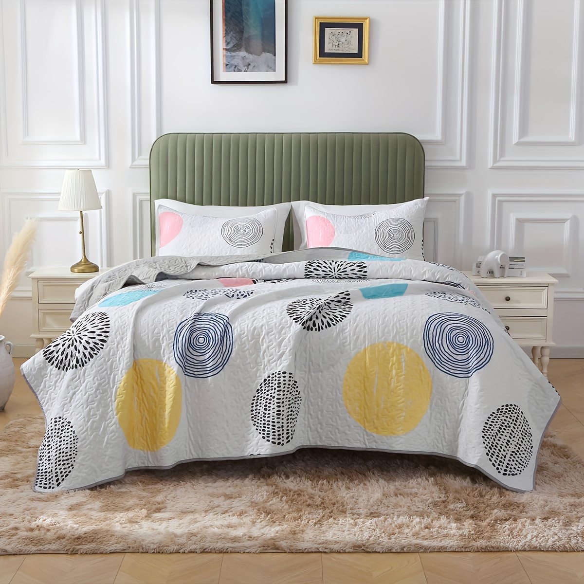 

3 Set / Bedspread Summer Set Bed Blanket (1 + 2 )