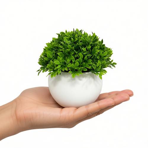 1pc realistic artificial boxwood potted plant with eucalyptus foliage low maintenance tree suitable for decor tabletop centerpiece desk plant spring decoration plastic boxwood for shelf for windowsill for container
