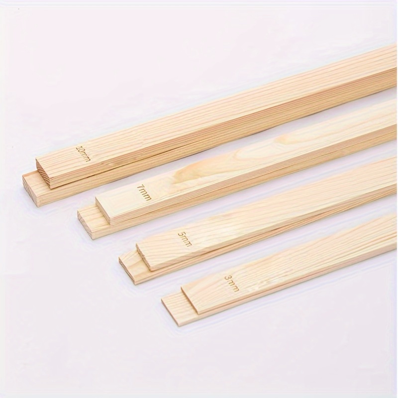 

8pcs Slab Rolling Guides Set - Clay Roller Rails For Ceramic & Polymer Crafting, 3mm/5mm/7mm/10mm Wooden Boards - Light Beige Cork Material Essential Pottery Tools For Shaping And Forming