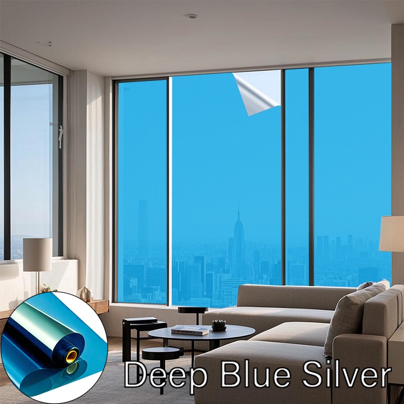 TEMU 1 Roll Of Privacy Window Film, Sunscreen Reflective Window Film, Household Thermal Control Window Film, Suitable For Anti Static Adsorption Of