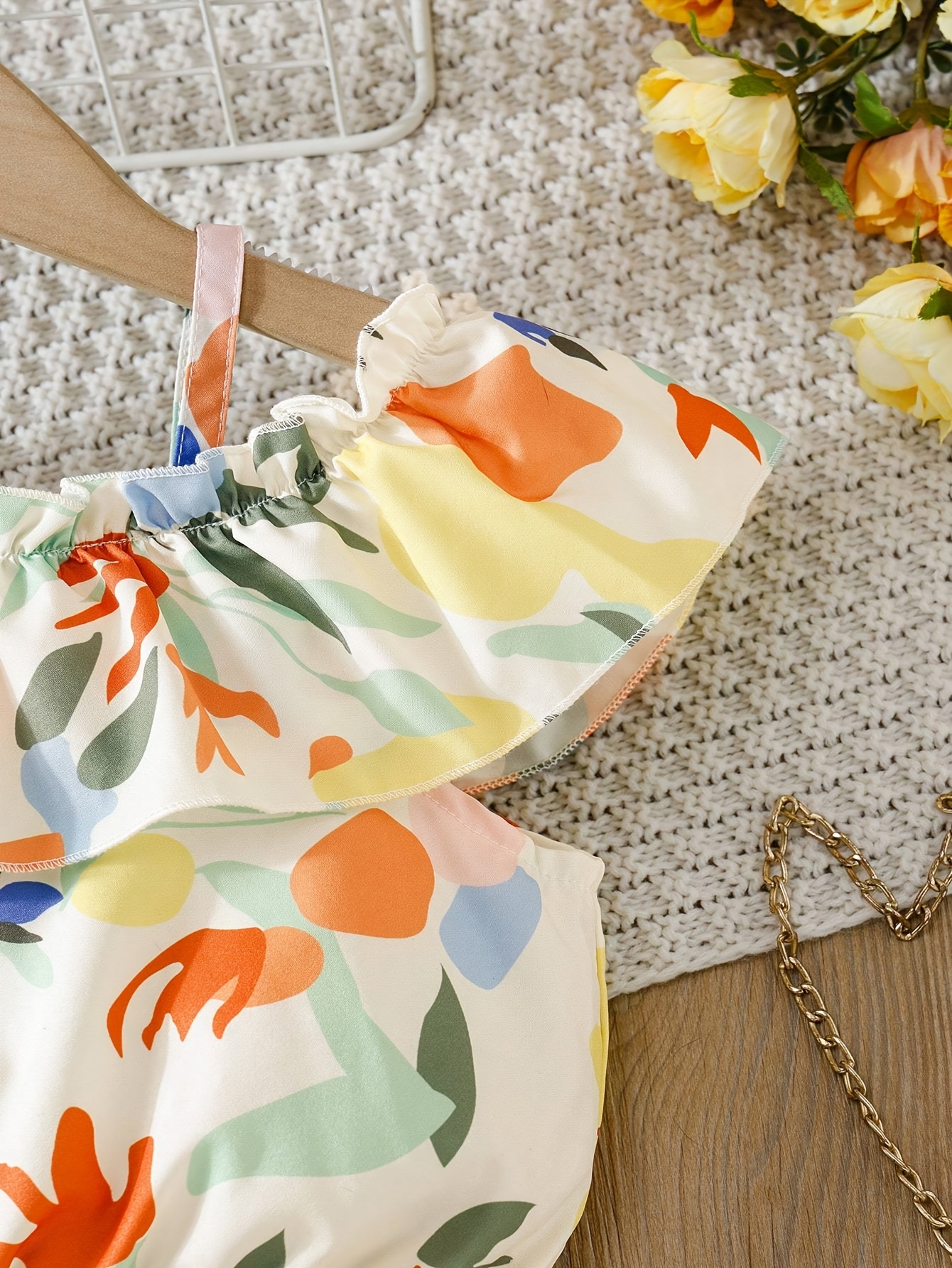 Ensemble Fille 3T Mulberribush - Haut à Bretelles Floral Et Jupe Assortie, Neuf Avec étiquettes