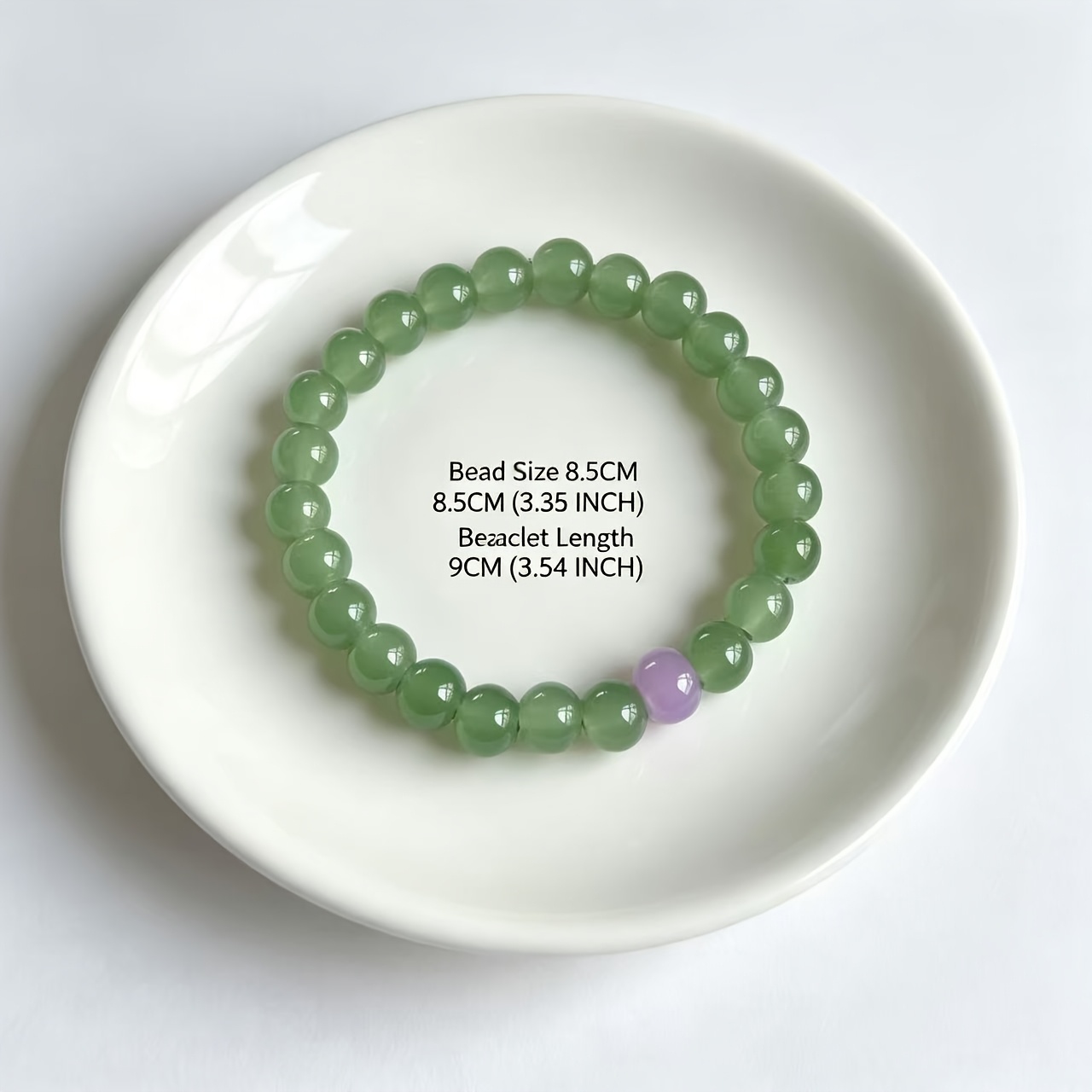 Ice Transparent Fresh and White Versatile Bracelet, Ladies