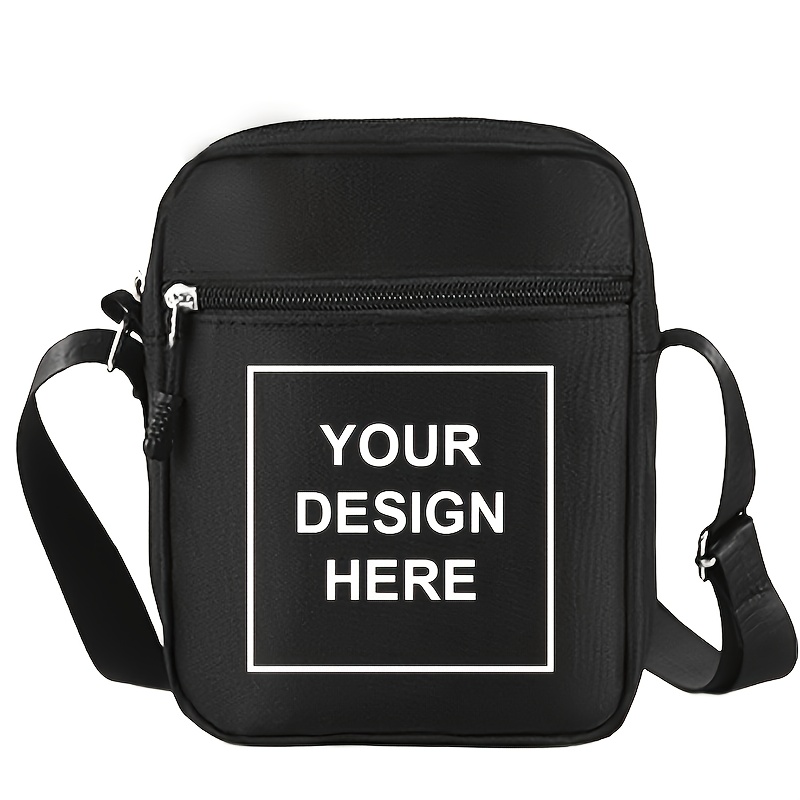 Image of Personalized Custom Picture, Trendy Minimalist All-match, Waist Pack Portable Crossbody Bag, Suitable For Outdoor And Commuting