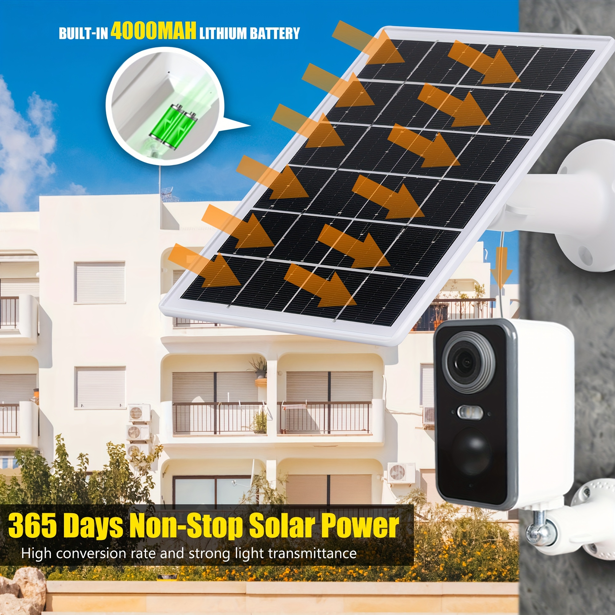4000mah portable solar charger panel with usb connector, 3w solar-powered charging station for outdoor camping, mobile phones, flashlights, sports cameras and small fans, solar panel with built in battery, portable solar panel, solar panel portable, solar charging station, solar power bank portable charger, solar battery charger, camping power supply,   source,  , foldable panel, highefficiency panel, durable construction,   charger, campers and Product details 4