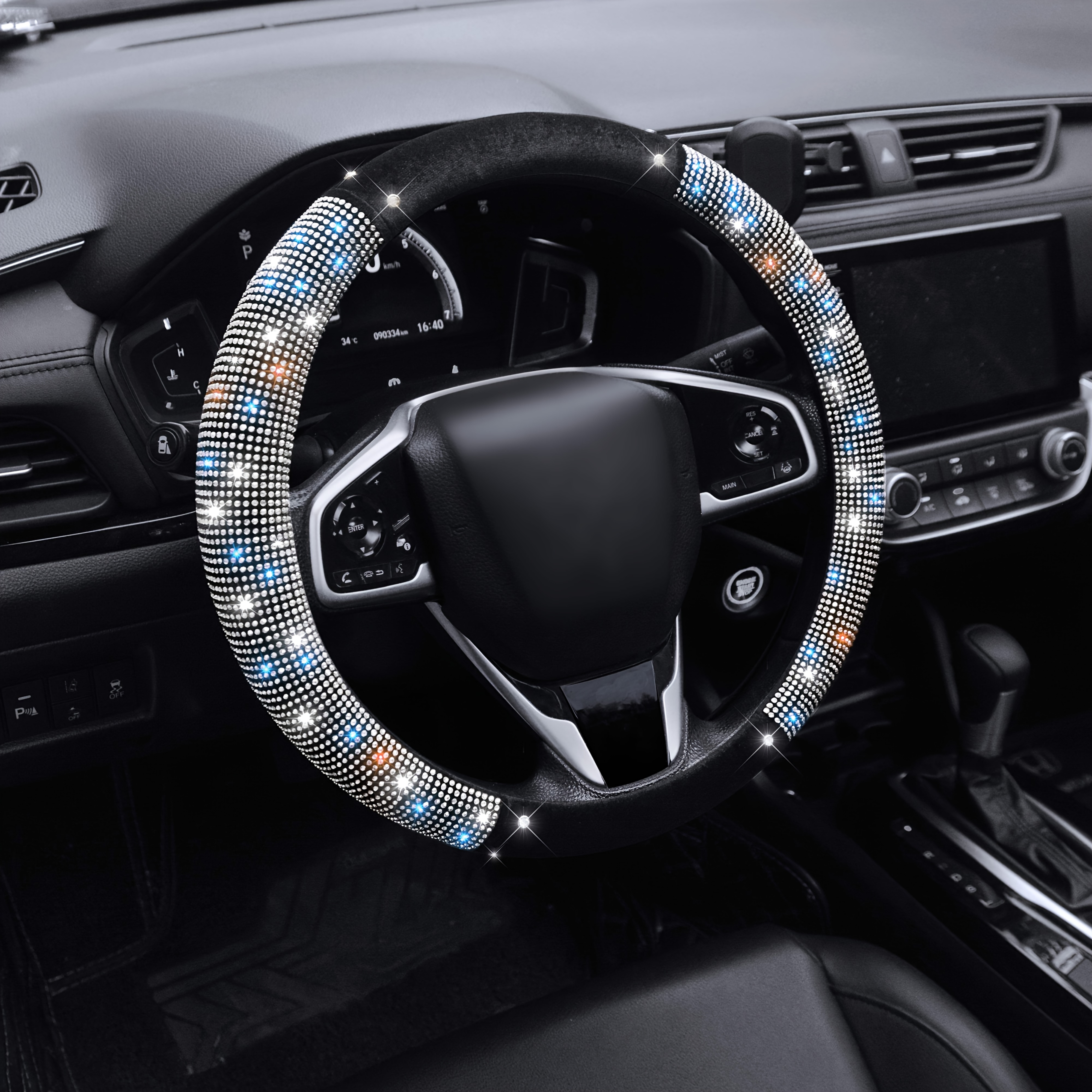 E-shop Diamantbesetzte Lenkradabdeckung fürs Auto