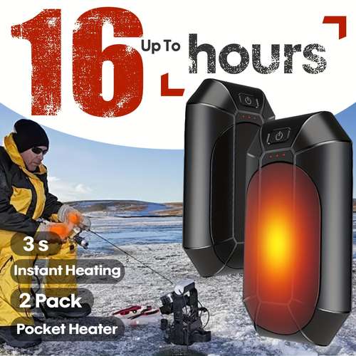 Chauffe-mains Instantanés - Lot De 40 - Chaleur Rapide Pendant 30 Min - Pour Sport, Camping, Maison