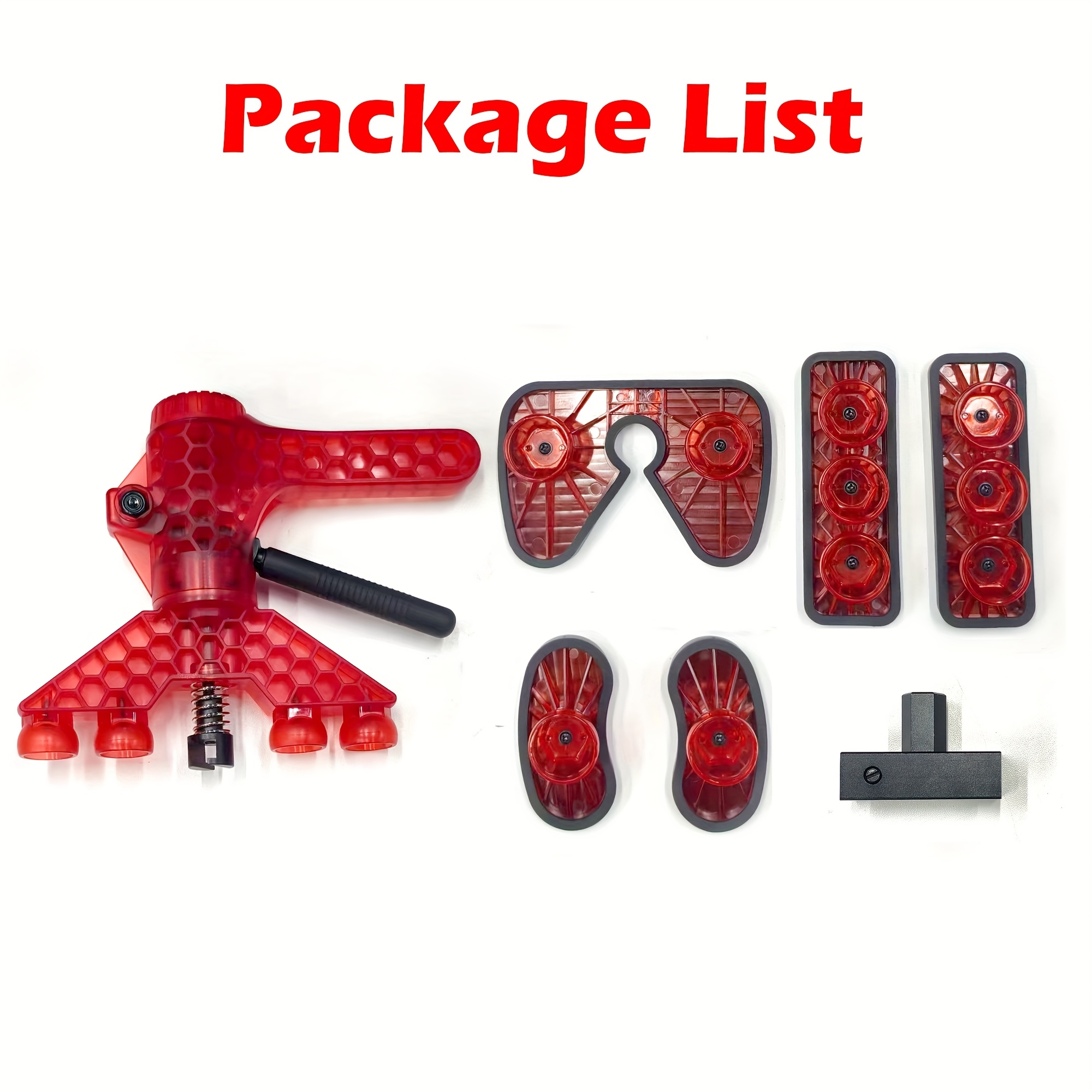 Image of Woyo Pdr500 Car Body Dent Repair Puller Tool Kit With 3 Mounting Pads, A Total Of 2 Washer Adapters, Which To Most Washers , With A Handbag, Suitable For Car Dent Repair Professionals
