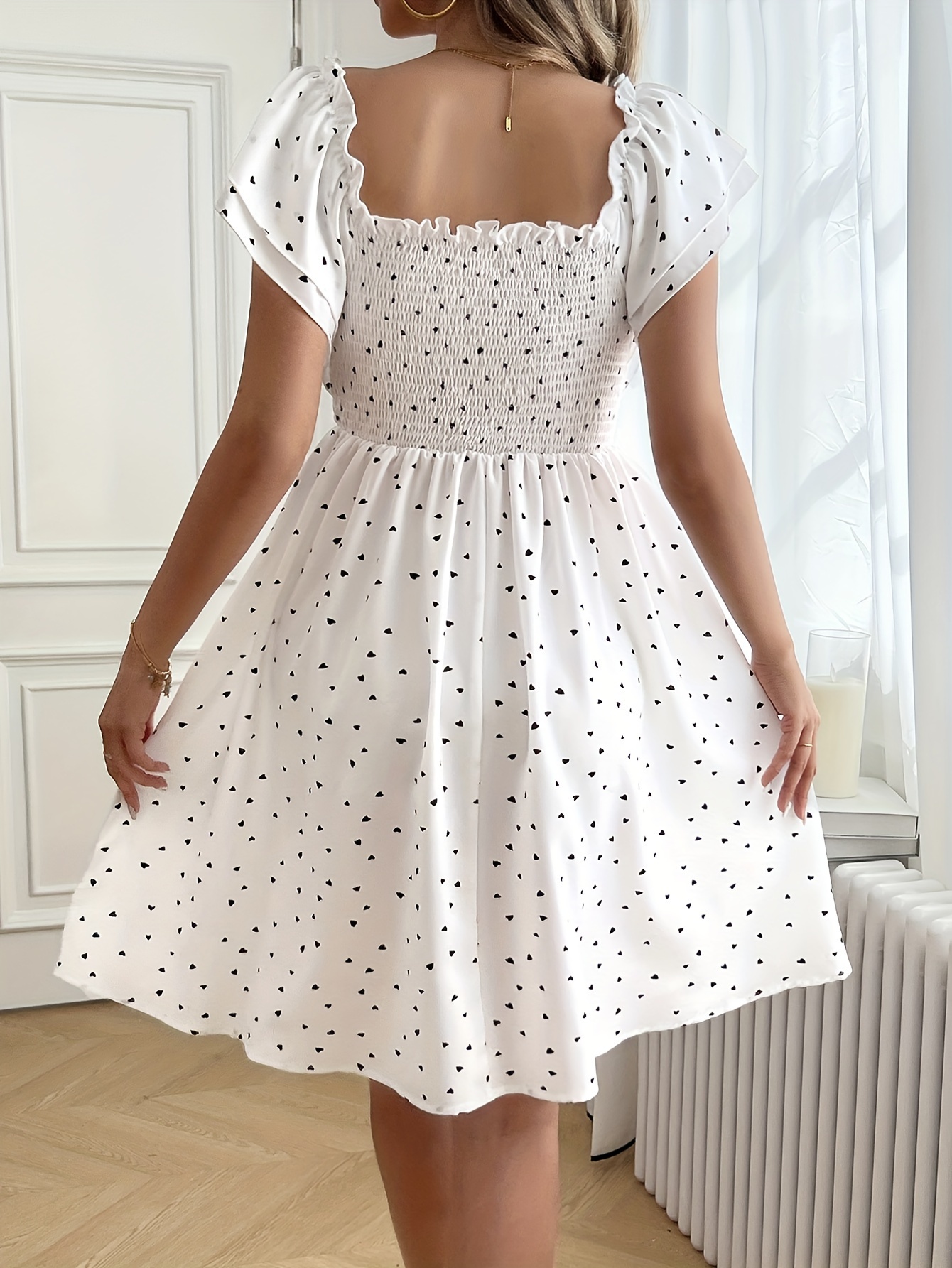 long flowy wrap dress Beautiful Light Off Shoulder Knee Length Bridesmaid Dress, Party Dress –  Cutedressy