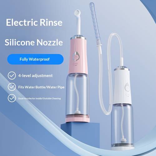 portable electric bidet dual nozzles four adjustable settings design 500mah rechargeable battery bidet for personal hygiene unisex suitable for infants feminine care and seniors personal care electronics