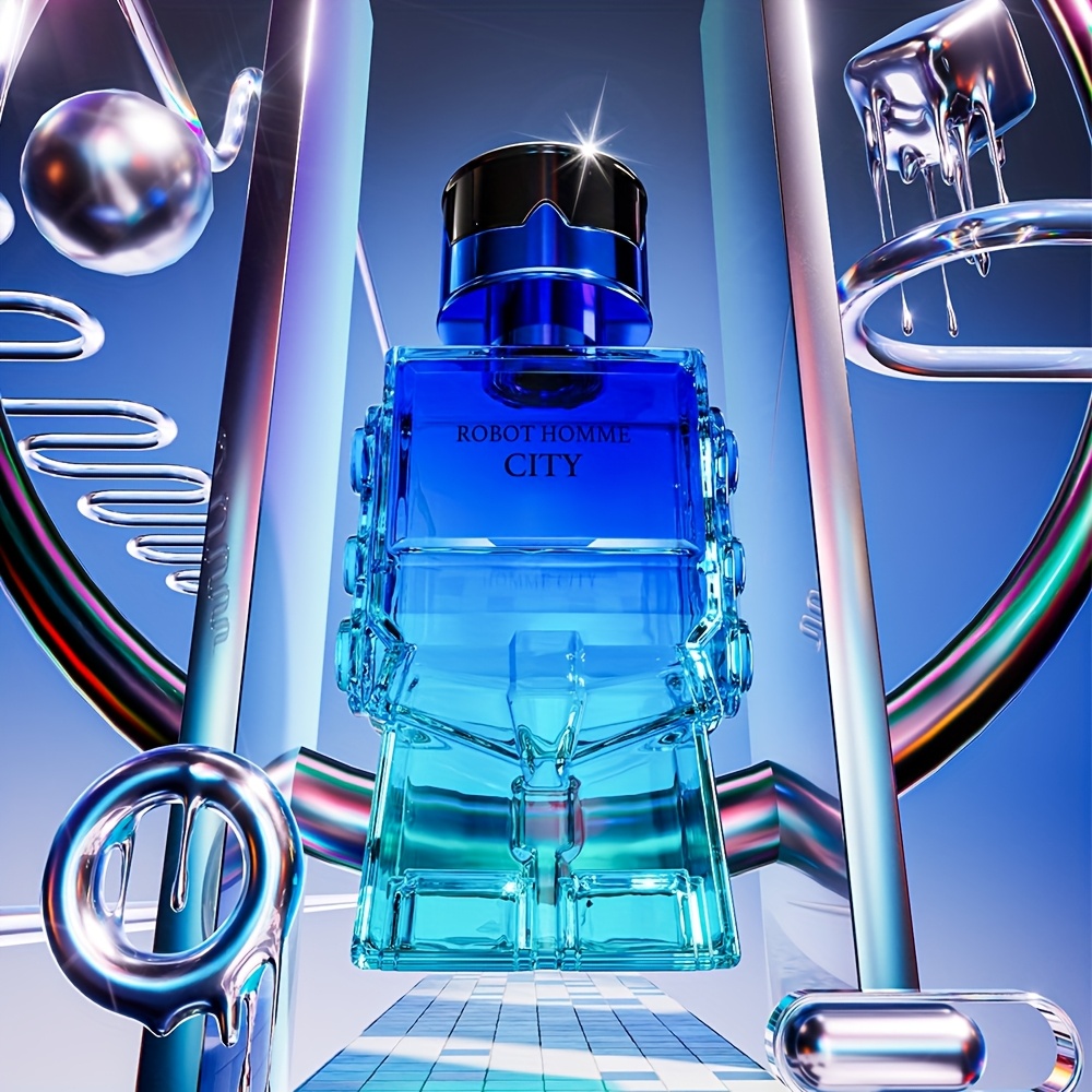 Ocean Mens Cologne Shaped Bottle Blue Men's Cologne Bottle