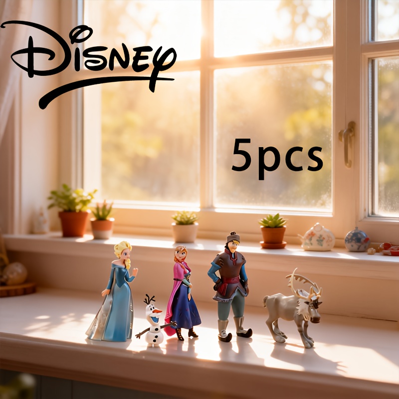 TEMU Frozen Collectibles | Featuring , Anna, And - Perfect For Desktop Decoration Or Display Cabinet Showcase