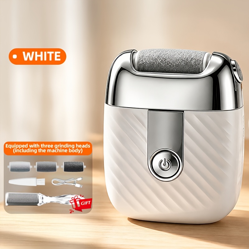 TEMU Electric , Automatic Remover, Portable Electric Pedicure Device, Removing Dead Skin And Smoothing, Safe And , Suitable For Hard Skin And ; Usb