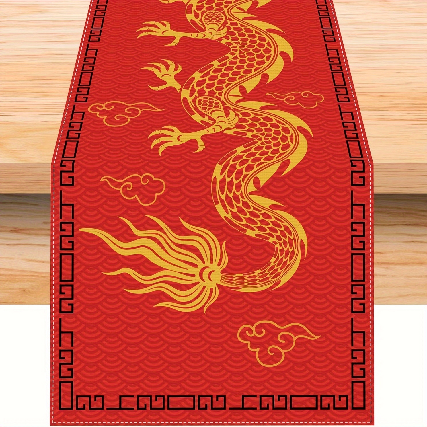 

Linen Table Runner For Wedding, Confirmation, And Use - Chinese New Year Decor 2024 - Festival Decorations And Supplies - 13x48/13x72/13x108 Inch