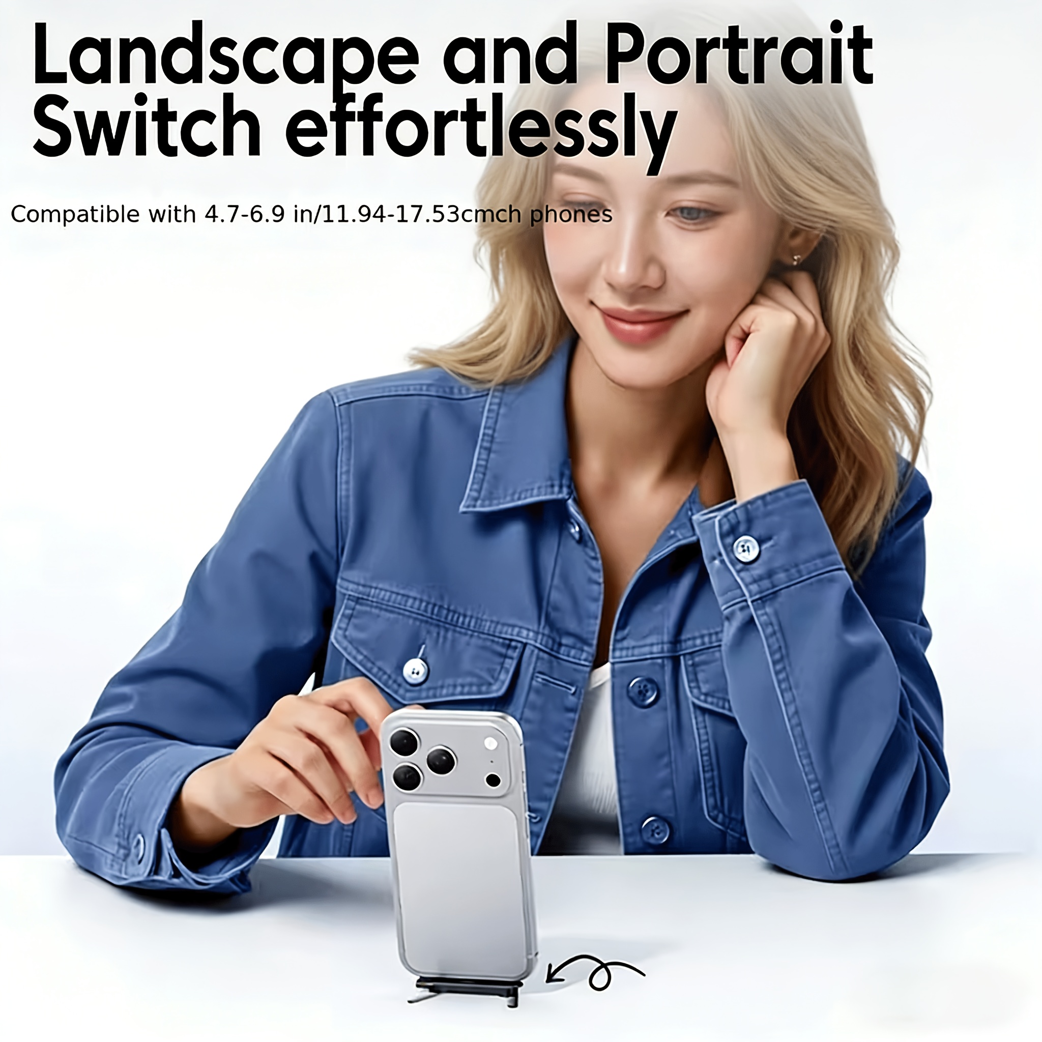 2-in-1 Phone Stand with 240W Ultra-Fast Charging Support