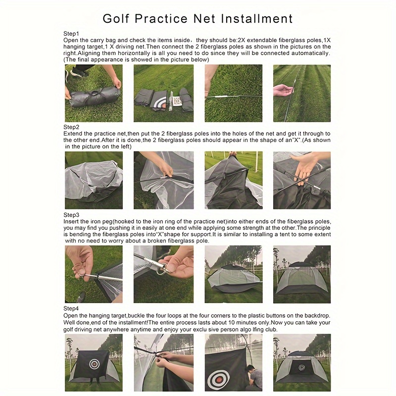1pc 2m   golf chipping net golf practice net swing training practice net details 7