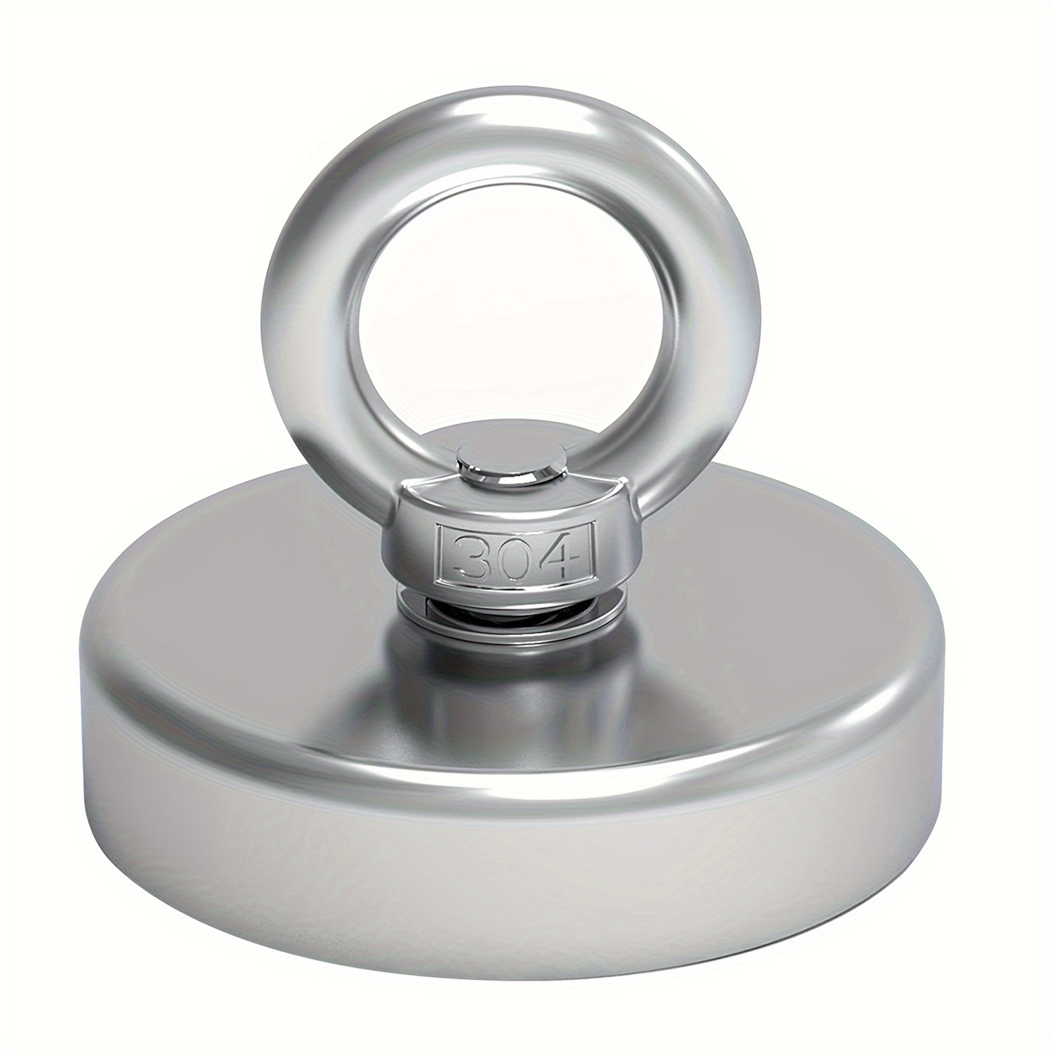 

Ultra-powerful Magnetic Salvage Tool - Heavy-duty Metal Suction Cup With Locking , Wall-mounted, Polished