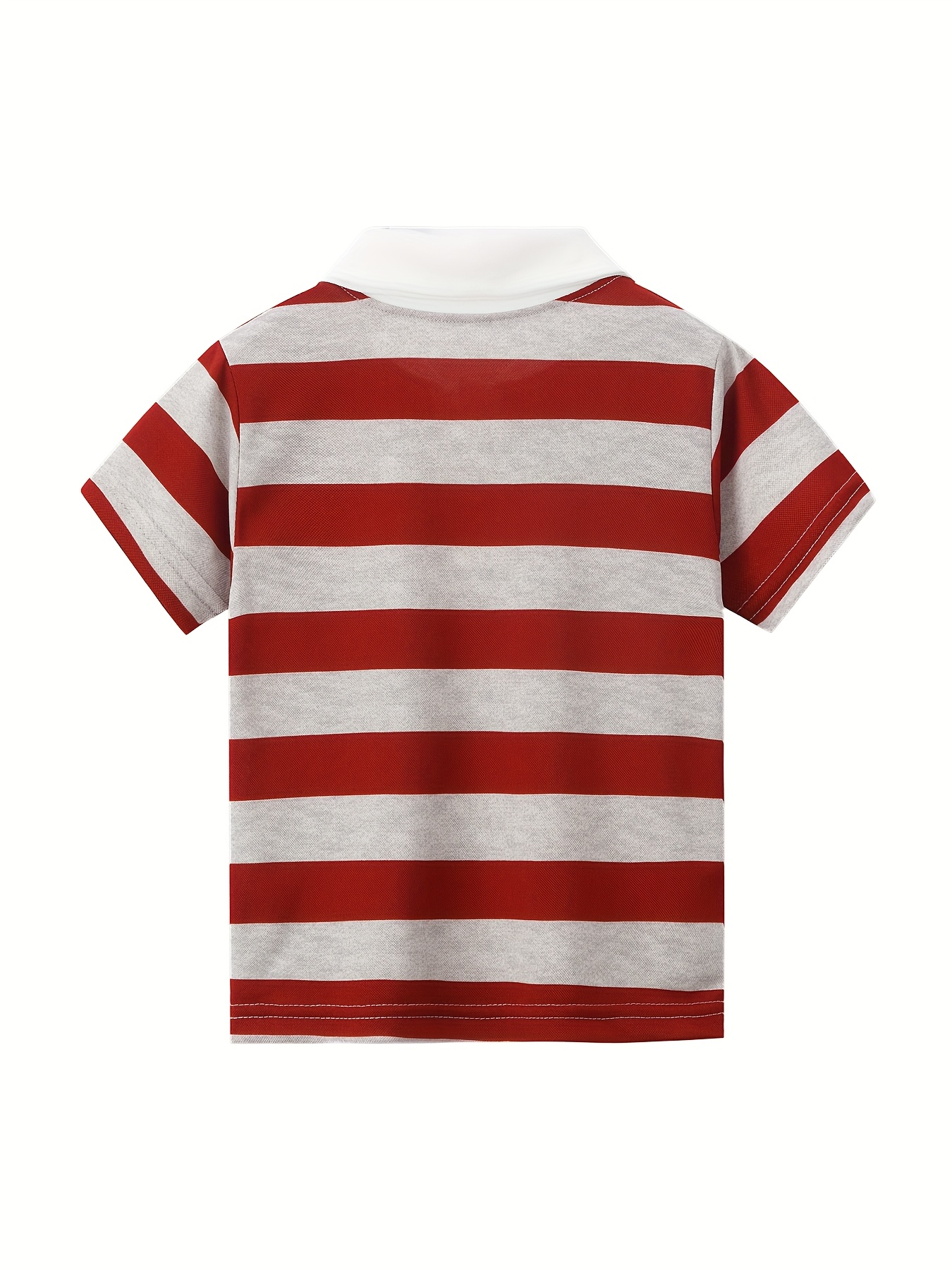 maglietta ragazzi zdy a righe rosse e bianche Temu Italy