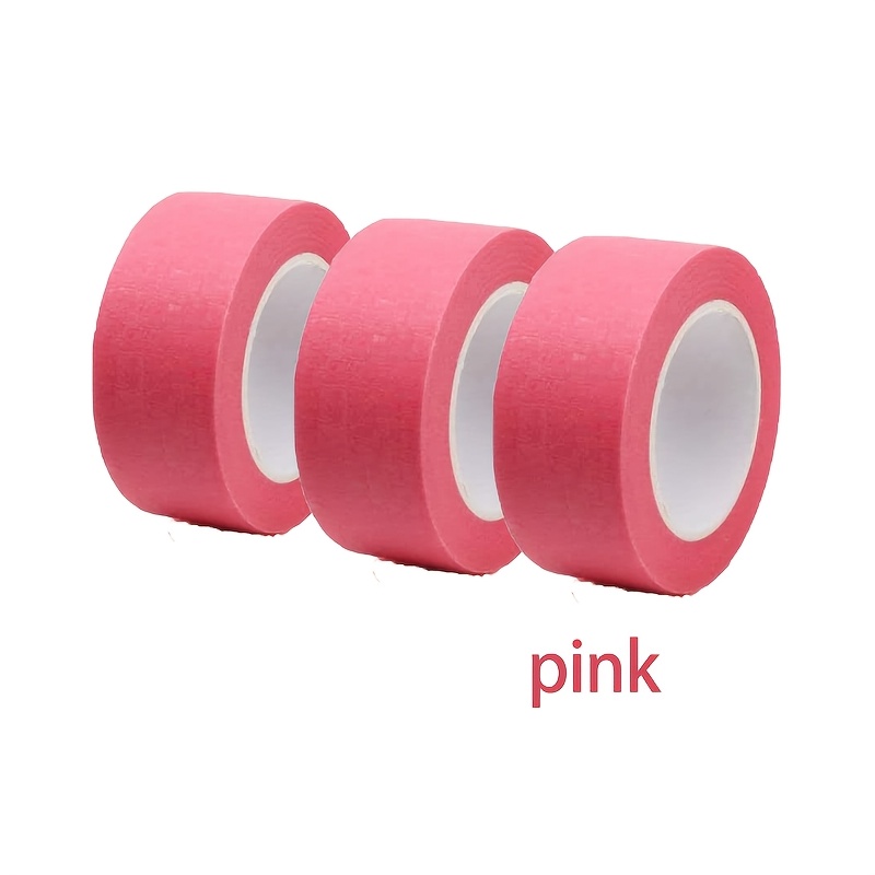 TEMU 5 Assorted Colors Masking Tape With 3 Rolls Per Shade, Hand Tearable Decor Tape For Diy Projects, Wall Ornament And Multi-scene Classroom